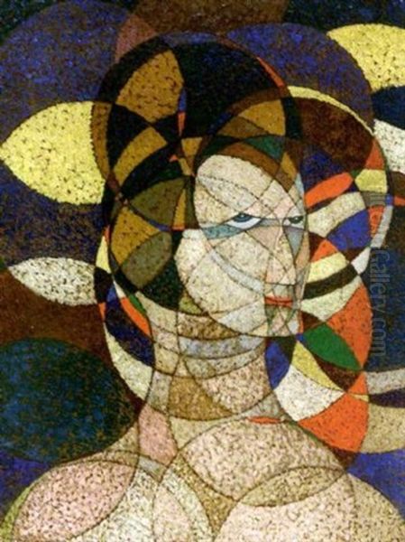 Idole Chinoise Oil Painting by Boleslas Biegas