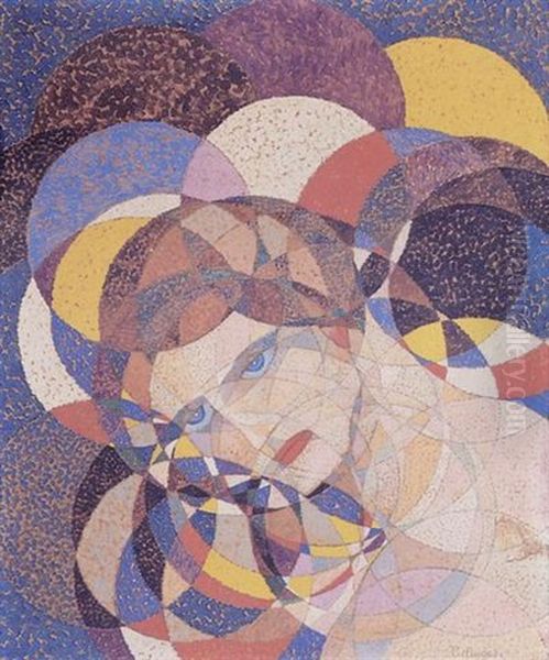 Portrait Spherique Oil Painting by Boleslas Biegas