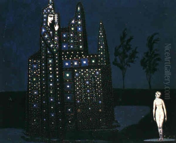 Solitude Oil Painting by Boleslas Biegas