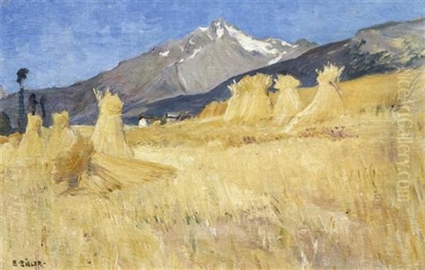 Les Moyettes. Haute De Cry Oil Painting by Ernest Bieler