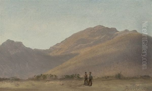 White Mountains, New Hampshire Oil Painting by Albert Bierstadt