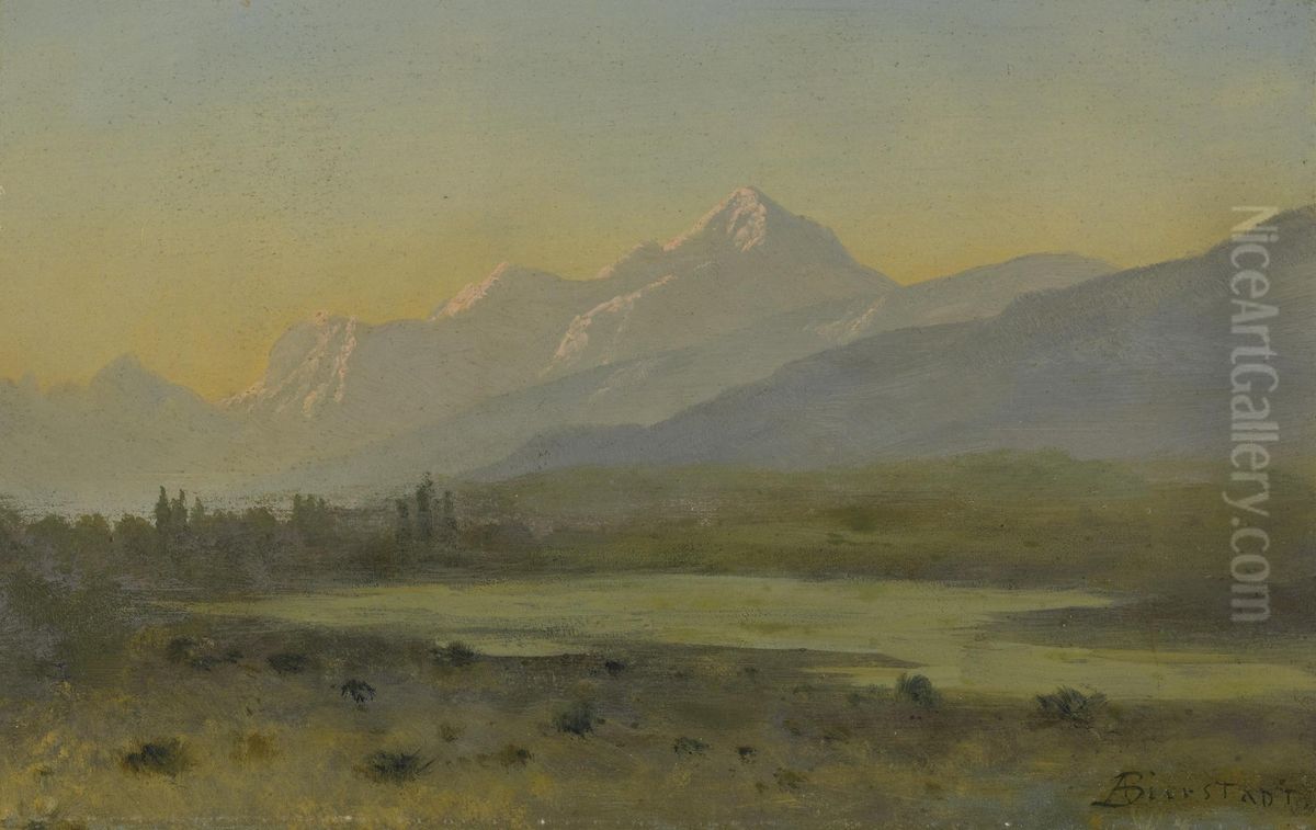 Owens Valley, California Oil Painting by Albert Bierstadt