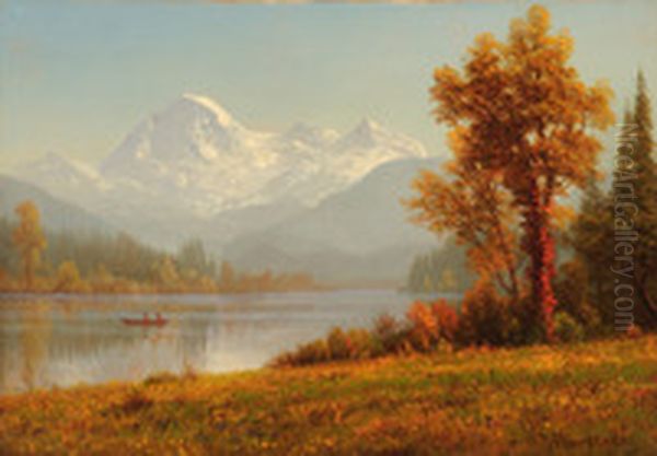 Mount Baker, Washington Oil Painting by Albert Bierstadt