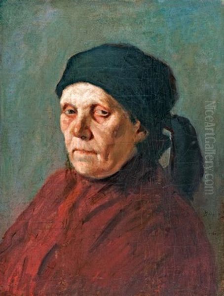 Fejkendos Asszony Oil Painting by Sandor Alexander Bihari