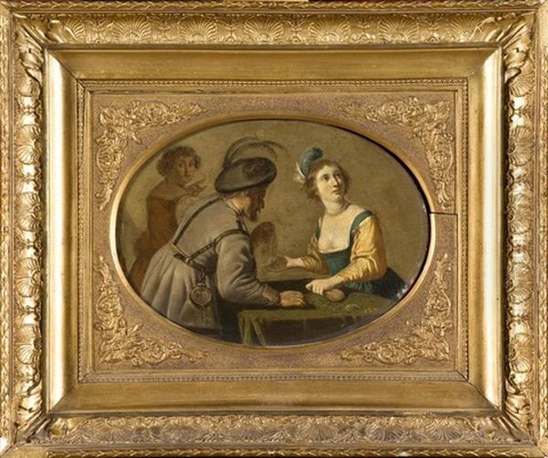 Les Changeurs Oil Painting by Jan Van Bijlert
