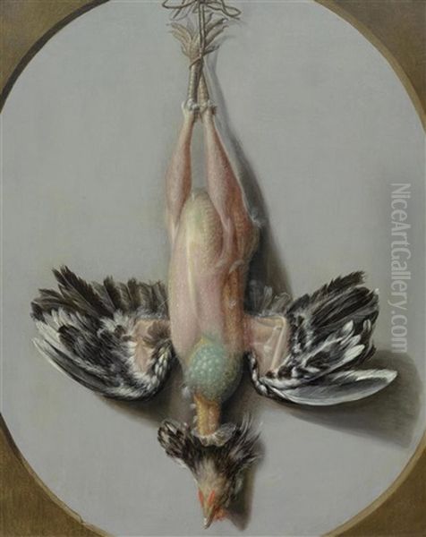 A Pair Of Pendants: Hanging Game Oil Painting by Cornelis Biltius