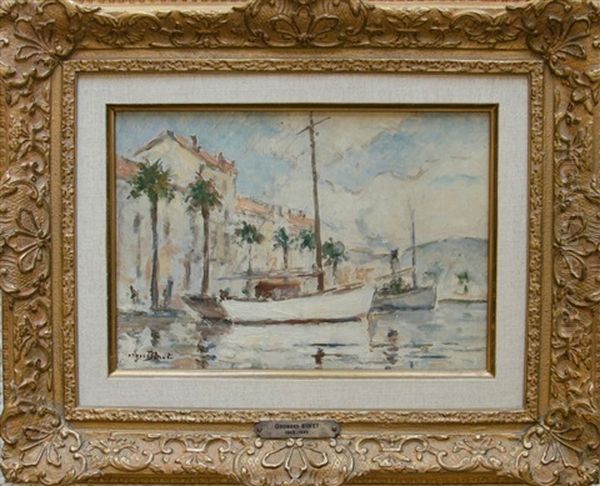 Jeune Fille Aux Chevaux Oil Painting by Georges Binet