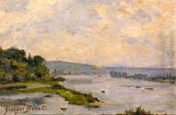 Bord De Fleuve Oil Painting by Georges Binet
