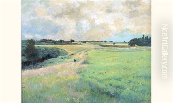 Paysage Oil Painting by Victor Binet