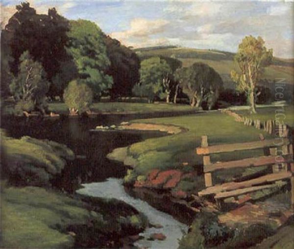 Early Summer On The Deveron Oil Painting by Samuel John Lamorna Birch