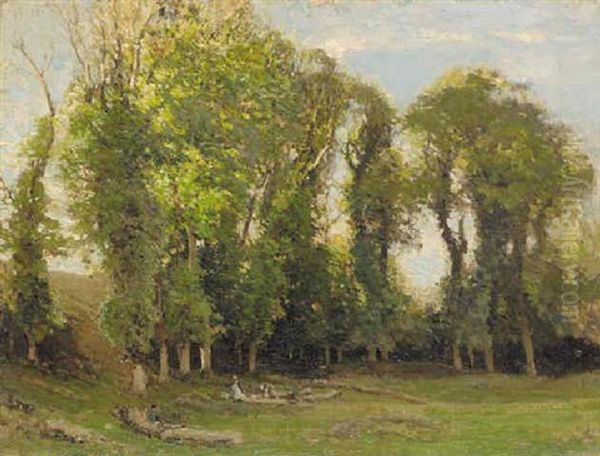 The Glade Oil Painting by Samuel John Lamorna Birch
