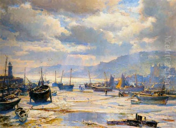 The Hive, Morning, St. Ives Oil Painting by Samuel John Lamorna Birch