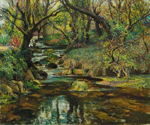 The Dipper's Playground Oil Painting by Samuel John Lamorna Birch