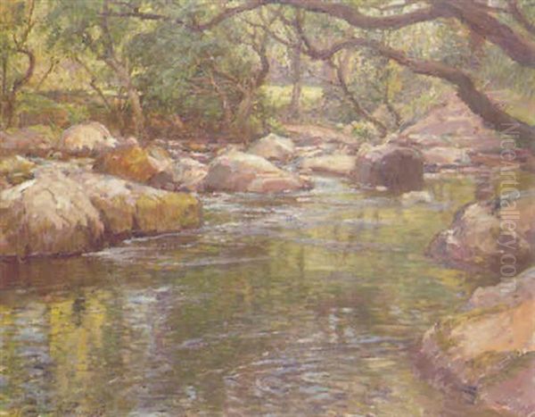 June In Devonshire Oil Painting by Samuel John Lamorna Birch