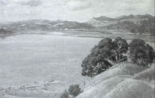 Marahanga Head, New Zealand Oil Painting by Samuel John Lamorna Birch