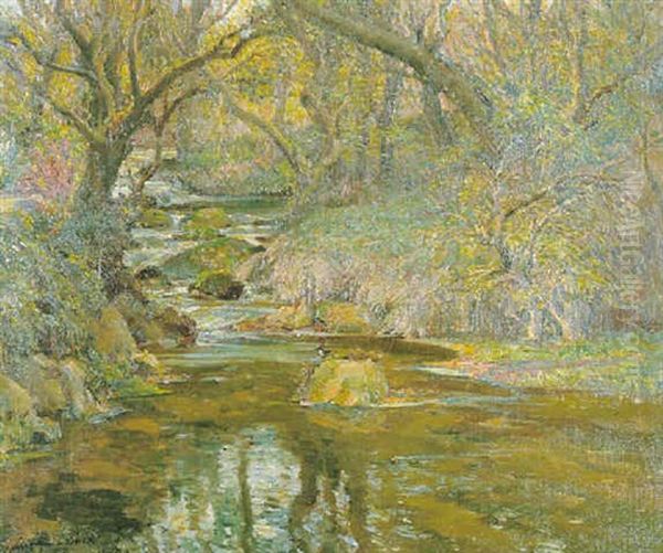 The Dippers Playground Oil Painting by Samuel John Lamorna Birch