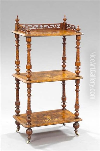 Portrait Of A Dark-haired European Mistress Oil Painting by Oswald Hornby J. Birley