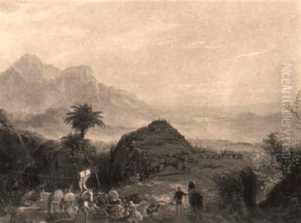 Prima Crociata Oil Painting by Giuseppe Bisi