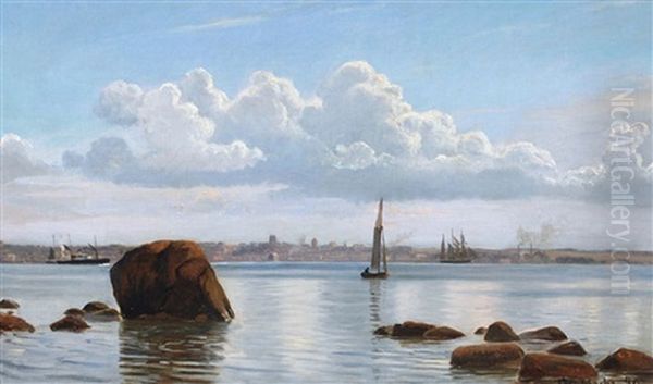 Evocation Oil Painting by Christian Vigilius Blache