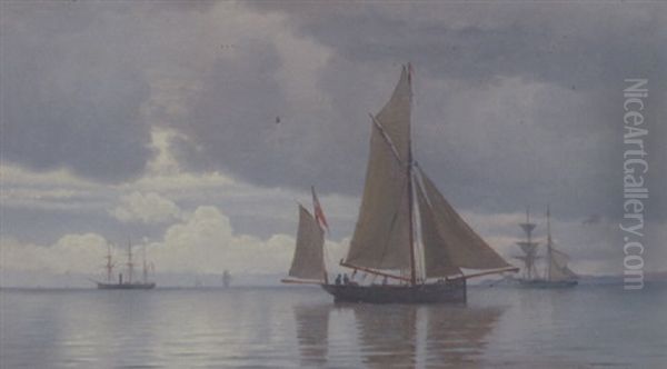 Stille Gravejr Oil Painting by Christian Vigilius Blache