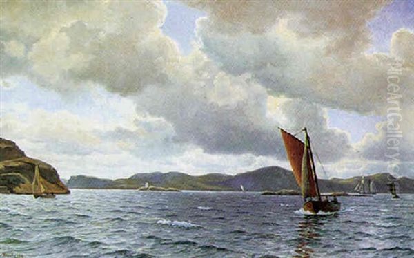 I Goteborg Skaergarden Oil Painting by Christian Vigilius Blache