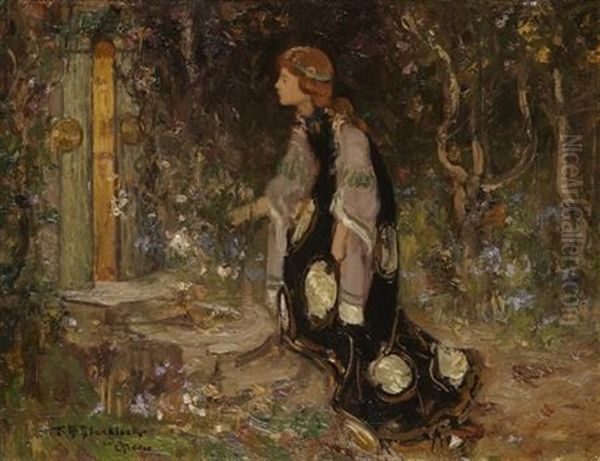 The Enchanted Garden Oil Painting by Thomas Bromley Blacklock