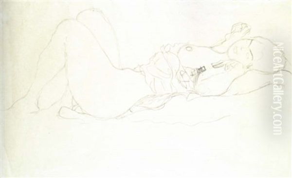 Sunset Oil Painting by Ralph Albert Blakelock