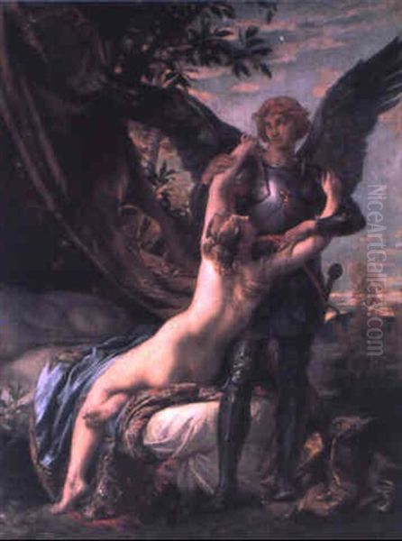 Der Todesengel Oil Painting by Joseph Paul Blanc