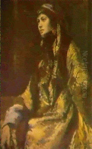 La Bohemienne Oil Painting by Jacques-Emile Blanche