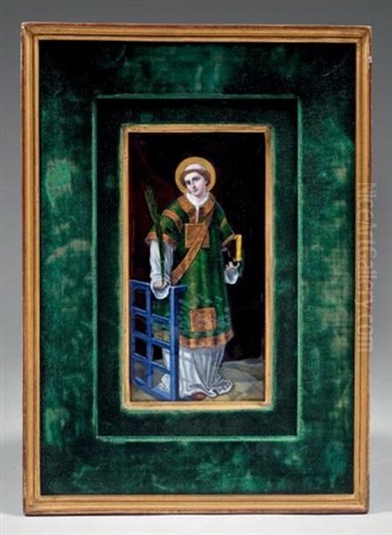 Saint Laurent Oil Painting by Ernest Blancher