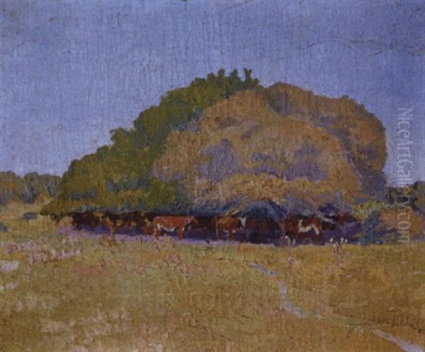 Mediodia De Verano Oil Painting by Pedro Blanes Viale