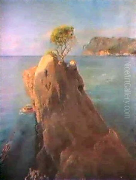 Penon De Mallorca Oil Painting by Pedro Blanes Viale