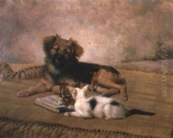 Historia Del Turron Oil Painting by Juan Manuel Blanes