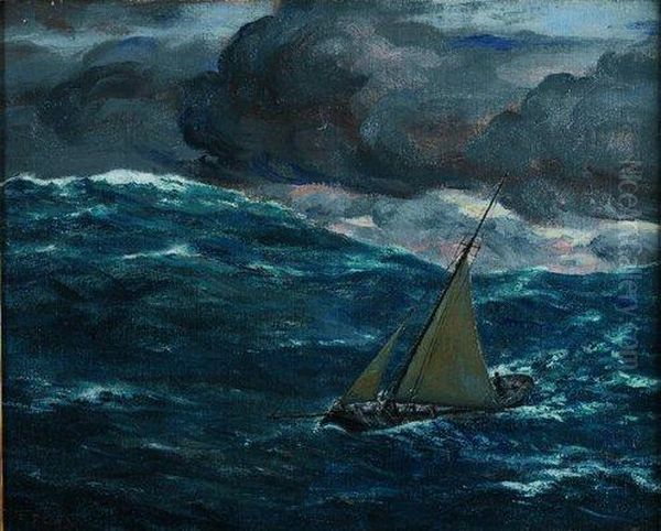 Tempestad Oil Painting by Francois Alaux