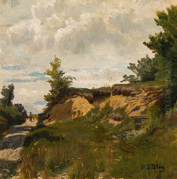 Polling Oil Painting by Tina Blau