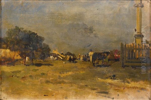 Szolnok Oil Painting by Tina Blau