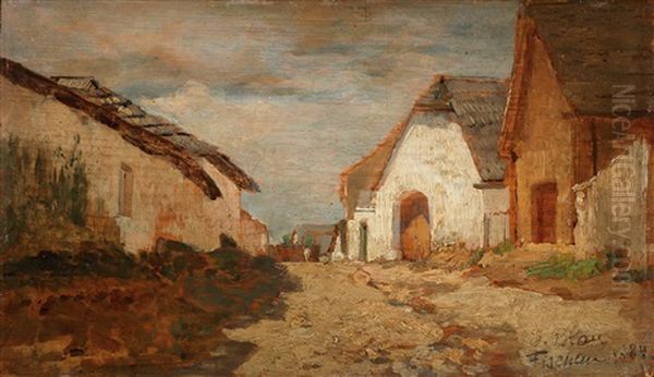 Fischau Oil Painting by Tina Blau