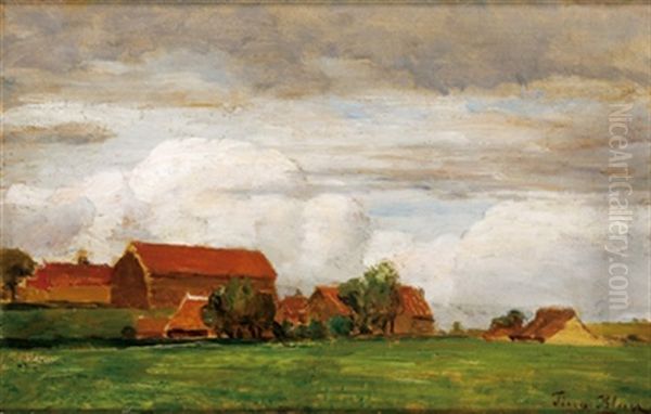 Motiv Aus Dordrecht Oil Painting by Tina Blau