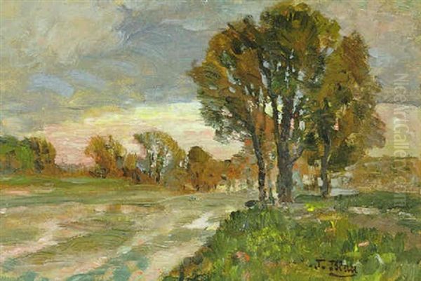 Praterwiese Oil Painting by Tina Blau