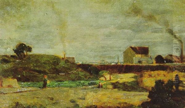 Umgebung Von Wien (heiligenstadt?) Oil Painting by Tina Blau