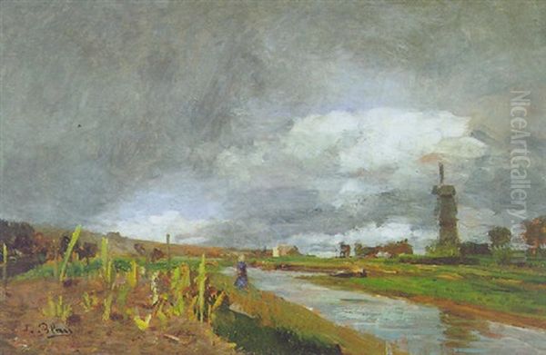 Motiv Aus Holland Oil Painting by Tina Blau