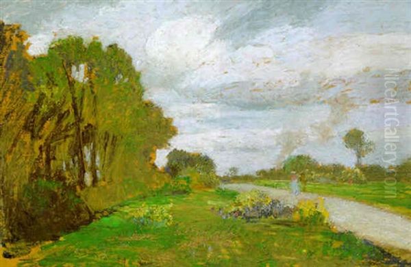 Alt-wiener Gaschen Oil Painting by Tina Blau