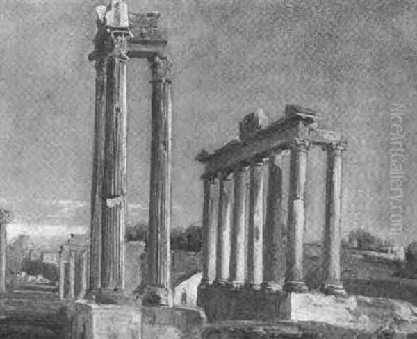 Forum Romanum Oil Painting by Tina Blau