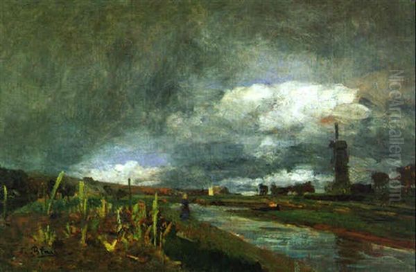 Motiv Aus Holland Oil Painting by Tina Blau