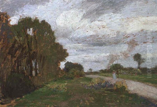 Die Landpartie Oil Painting by Tina Blau