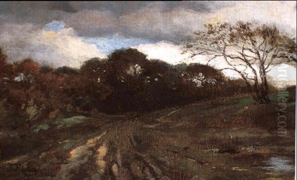 Spatsommerabend Oil Painting by Tina Blau