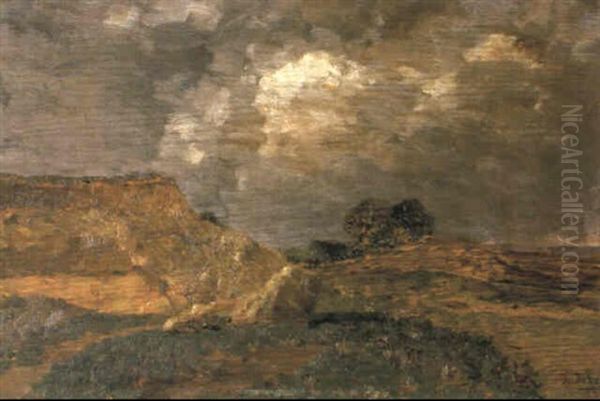 Gewitter (turkenschanze) Oil Painting by Tina Blau