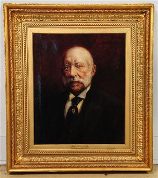 Portrait Of Prince George, Duke Of Cambridge Oil Painting by Carle John Blenner