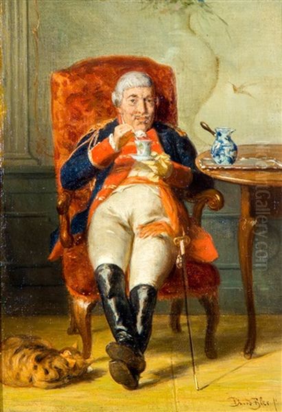 Een Welverdiende Rust Oil Painting by David Bles