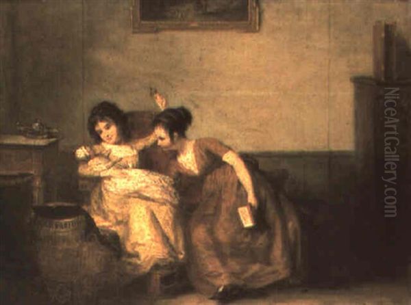 The New Doll Oil Painting by David Bles